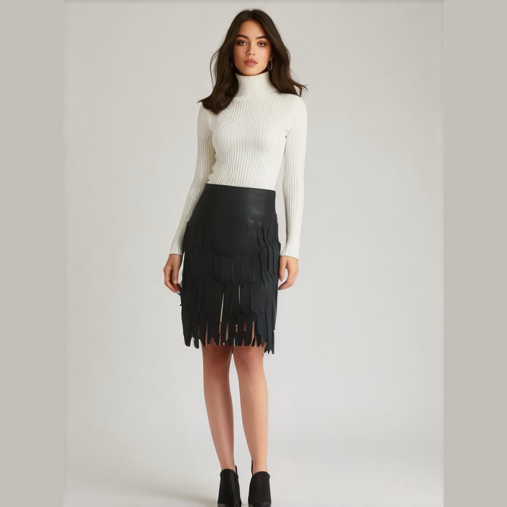 Women's JS Collections Skirt, Size 8, Black
